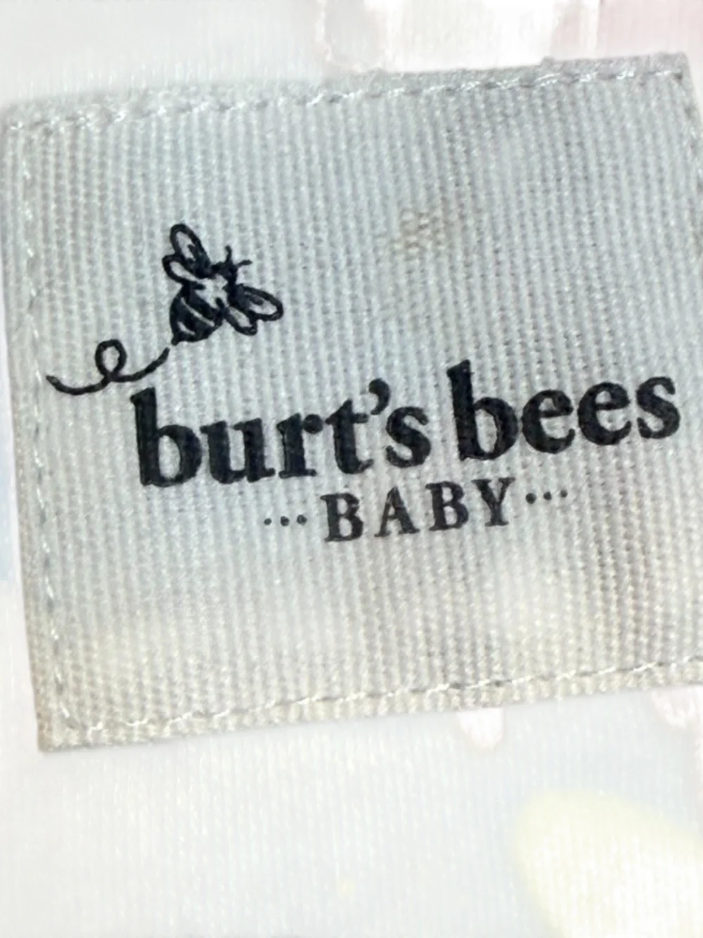 Burt's Bees Baby Moon & Stars Footed Zip Romper 3-6 Months